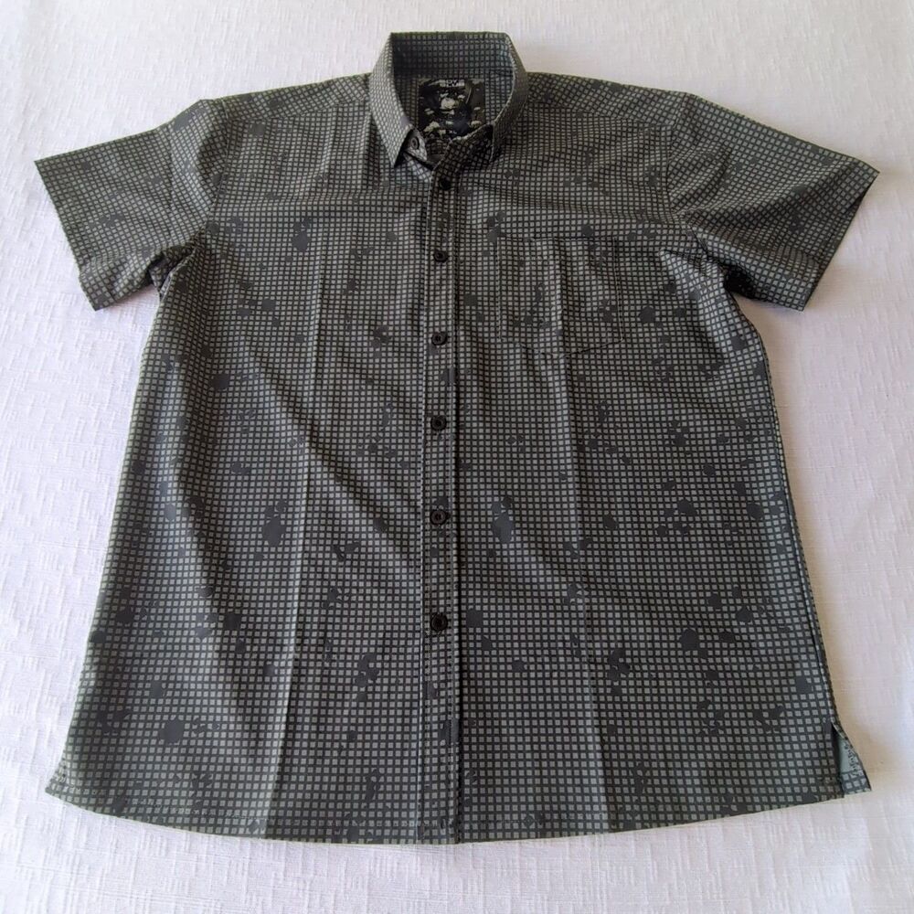 Boyz Club "DNG" MEN'S XL BUTTON DOWN SHIRT GREEN